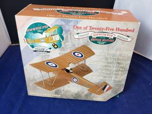 lot 81 image: 1917 Sopwith Pup 132 Scale British Military Die Cast Model by Gearbox, Serial Number 1869 or 1860