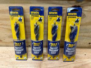 lot 48 image: IRWIN Lot of 4- SPEEDBOR Bits