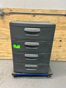 lot 85 image: STERILITE 4 Drawer Plastic Storage