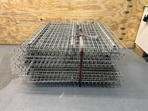 lot 58 image: Pallet of Wire Decking for Pallet Racking
