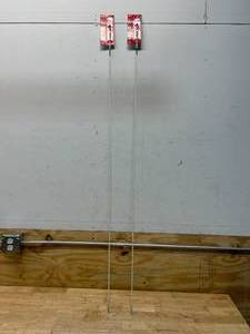 lot 118 image: MILWAUKEE Lot of 2-  5 ft. High Flex Fiberglass Fish Sticks