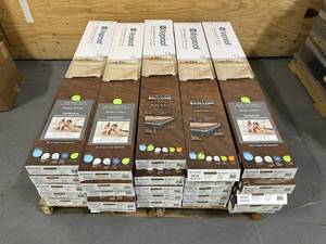 lot 2B image: LIFEPROOF Lot of 25 Boxes of- Shadow Hickory 6 MIL x 7.1 in. W x 48 in. L Click Lock Waterproof Luxury Vinyl Plank Flooring (467.5 sq. ft.)