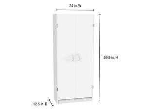ClosetMaid Pantry Cabinet Cupboard with 2 Doors, Adjustable Shelves