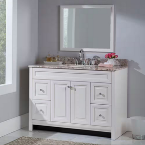Brinkhill 48 in. W x 34 in. H x 22 in. D Bath Vanity Cabinet Only in Cream