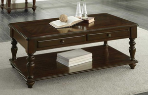 Homelegance 3587-30 Lovington Collection Cocktail Table with Lift Top on Casters, Espresso - 48 x 26 x 20 in.