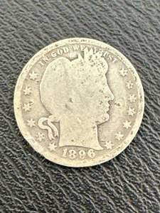 1896 Barber Quarter