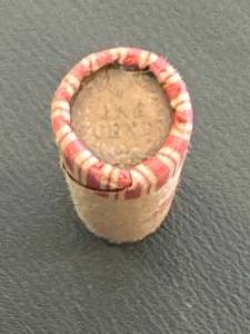 Unsearched Roll of Wheat Pennies