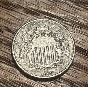 1869 Shield Nickel