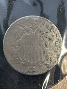 1867 Shield Nickel