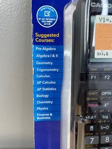 lot 394A image: Brand New Casio FX-9750Glll Graphing Calculator, Natural Textbook Display 