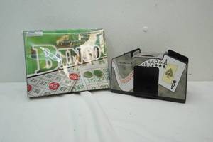 Bingo, card shuffler