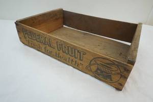 Federal fruit crate