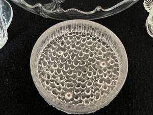 lot 37 image: Cut Glass Relish & Butter Dishes, Platter