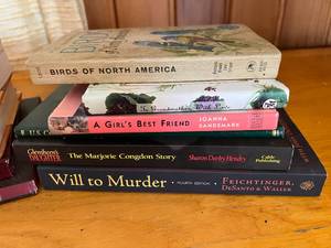 lot 80 image: Books Birds of North America, The Girls are Gone, and More