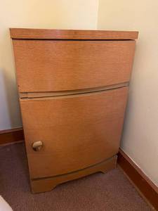 lot 108 image: Golden Oak Bedside Table