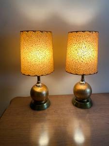 lot 122 image: Pair of 2 Unique Table Lamps