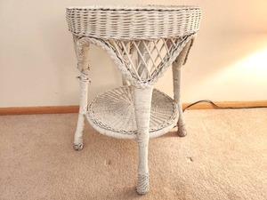 Vintage Wicker Table