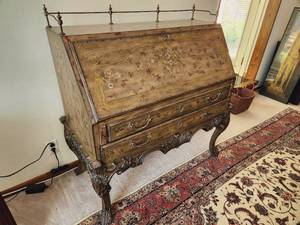Ornate Secretary Desk
