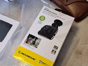 lot 1135 image: Scosche SafeTech 2.2 HD DVR Dash Camera (in original packaging)