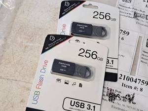 lot 1129 image: Lot of (2) Memorex 256GB USB Flash Drives (in original packaging)