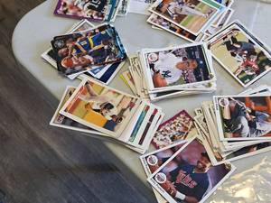 lot 1100 image: Lot of  Collectible Sports Cards - Football, Baseball, Basketball