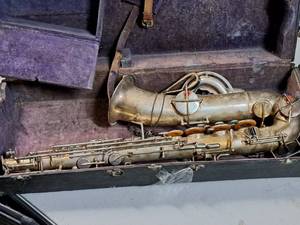 lot 192 image: Buesher True Tone Low Pitch Saxaphone with Case