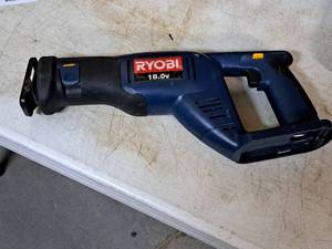 lot 215 image: Ryobi 18V Cordless Reciprocating Saw RJC181