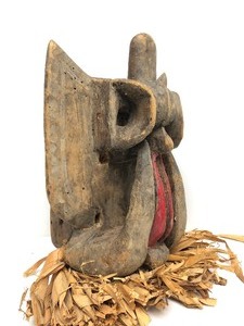Very Interesting &amp Well-Carved Zoomorphic Mask&nbsp