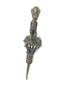 Antique Ashanti Bronze Shaman Figure