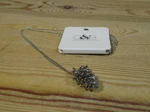 lot 68 image: Christopher & Banks Long Pinecone Necklace