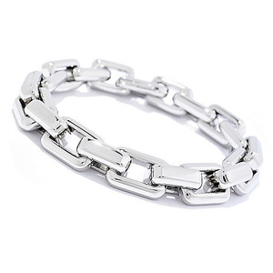 lot 120 image: Invicta Jewelry Mens Choice of Size Stainless Steel Link Bracelet
