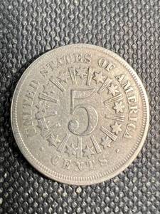 1866 US SHIELD NICKEL