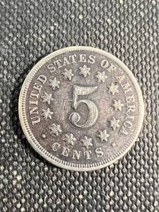 1868 US SHIELD NICKEL