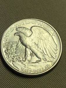 1944 US WALKING LIBERTY HALF DOLLAR UNC