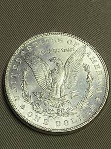 1887 US MORGAN SILVER DOLLAR UNC