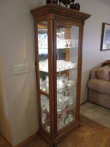 Beautiful light toned wood Lighted ...
