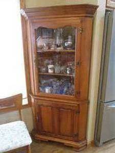 Wooden 3-tier Corner Style Buffet C...