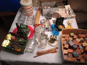 Recycling tote full of Vintage good...