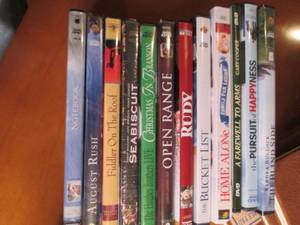 Stack of family friendly DVD movies...