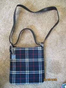 Indeed flannel plaid purse, never u...