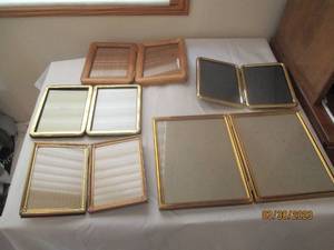 5 hinges double picture frames...