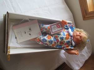 Gotz doll in box with paperwork. Ca...