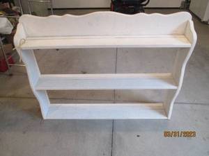 Large 3-tier wall shelf painted to ...