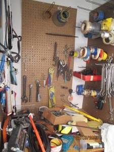 Tools and tape to go around Box an...