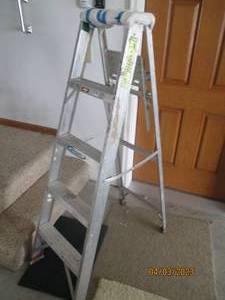 5 Werner model 355 aluminum ladder...