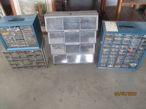 (4) multi-drawer benchtop part orga...