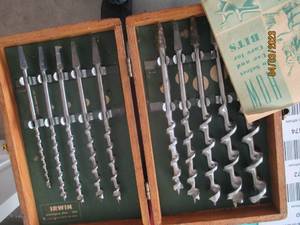 Full set of specialty Irwin Auger b...