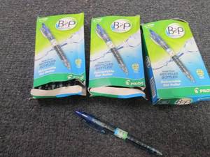 lot 6 image: 3 pksPILOT B2P - Bottle to Pen Refi...