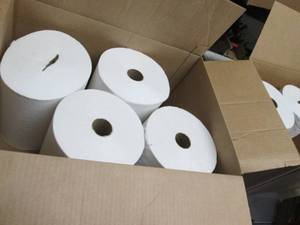 lot 13 image: 6 Rolls 10 Inch Restroom Paper Towe...