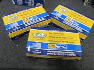 lot 17 image: 3 pks Swiffer Max Dry Cloth Refills...